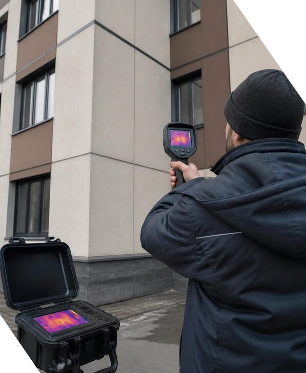 Тепловизионное обследование зданий и сооружений в Подольске